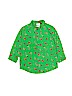 Dr. Seuss 100% Cotton Green Long Sleeve Button-Down Shirt Size 5T - photo 1