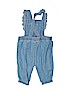 Carter's 100% Cotton Blue Overalls Size 0-3 mo - photo 2