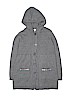 Hanna Andersson 100% Cotton Solid Gray Cardigan Size 140 cm / US 10 - photo 1