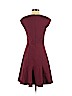 J. Crew Factory Store 100% Wool Burgundy Casual Dress Size 0 - photo 2