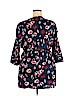 Lane Bryant 100% Polyester Blue Casual Dress Size 22 - 24 Plus - photo 2