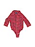 Baby Gap 100% Cotton Red Long Sleeve Onesie Size 12-18 mo - photo 1
