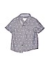 Cat & Jack 100% Cotton Blue Short Sleeve Button-Down Shirt 12-18 MO / 18 MO - photo 1