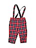 Janie and Jack Plaid Red Casual Pants Size 3-6 mo - photo 1