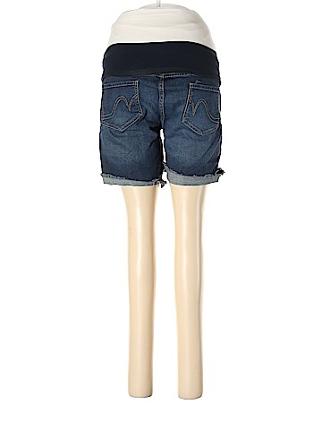 Indigo Blue Denim Shorts (view 2)