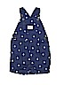 Carter's 100% Cotton Blue Overall Shorts 6-9 MO / 9 MO - photo 1