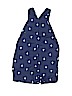 Carter's 100% Cotton Blue Overall Shorts 6-9 MO / 9 MO - photo 2