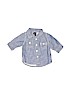 Baby Gap 100% Cotton Blue Long Sleeve Button-Down Shirt Size 0-3 mo - photo 1