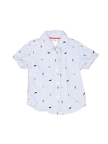 Carter's Short Sleeve Button-Down Shirt (view 1)