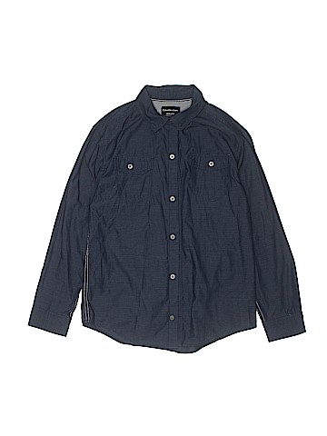 CALVIN KLEIN JEANS Long Sleeve Button-Down Shirt (view 1)