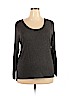 Philosophy Republic Clothing Gray Long Sleeve Top Size 2X - photo 1