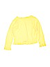 Gymboree 100% Cotton Solid Yellow Cardigan Size 6 - photo 2