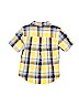 Gymboree 100% Cotton Checkered-gingham Yellow Short Sleeve Button-Down Shirt Size 3 - 4 - photo 2