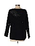 Alice + Olivia 100% Wool Black Wool Pullover Sweater Size M - photo 2