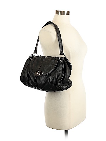 B Makowsky Leather Satchel (view 2)