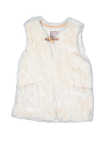Zara Faux Fur Vest (view 1)
