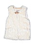 Zara Ivory Faux Fur Vest Size 13 - 14 - photo 1