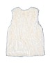 Zara Ivory Faux Fur Vest Size 13 - 14 - photo 2