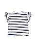 Crewcuts Outlet 100% Cotton Stripes White Short Sleeve Top Size 10 - photo 2