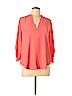 Lush 100% Polyester Pink 3/4 Sleeve Blouse Size L - photo 1