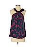 Gap 100% Polyester Blue Sleeveless Blouse Size S (petite) - photo 1