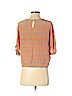 BCBGMAXAZRIA 100% Silk Orange 3/4 Sleeve Silk Top Size S - photo 2