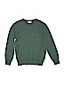 Crewcuts Outlet 100% Cotton Solid Green Pullover Sweater Size 12 - photo 1