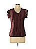 Worthington Brown Short Sleeve Top Size L (petite) - photo 1