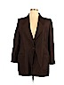 Linda Allard Ellen Tracy Brown Blazer Size 16 - photo 1