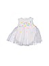Little Me 100% Cotton Solid White Special Occasion Dress 0-3 MO / 3 MO - photo 1
