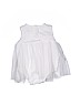 Little Me 100% Cotton Solid White Special Occasion Dress 0-3 MO / 3 MO - photo 2