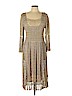 Leif Notes Tan Casual Dress Size L - photo 1