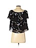 Rebecca Minkoff 100% Viscose Black Short Sleeve Blouse Size S - photo 2