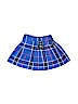 Justice 100% Cotton Plaid Blue Skirt Size 8 - photo 1