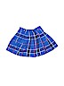 Justice 100% Cotton Plaid Blue Skirt Size 8 - photo 2