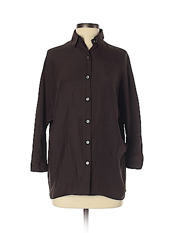 Vince. 3/4 Sleeve Button-Down Shirt (view 1)