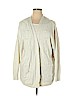 14th & Union 100% Polyester White Cardigan Size XL - photo 1