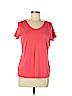 Talbots 100% Cotton Pink Short Sleeve Top Size L (petite) - photo 1