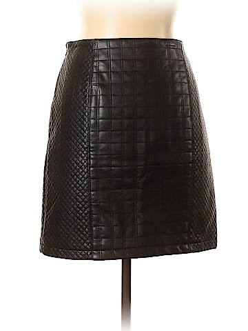 Ann Taylor Faux Leather Skirt (view 2)