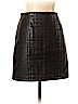 Ann Taylor 100% Polyurethane Black Faux Leather Skirt Size 12 (petite) - photo 2