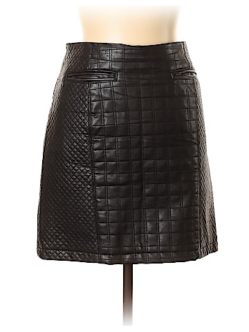 Ann Taylor Faux Leather Skirt (view 1)