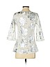 Tory Burch 100% Cotton White 3/4 Sleeve Blouse Size 2 - photo 2