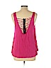 Material Girl Pink Sleeveless Top Size L - photo 2