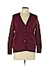 Assorted Brands Burgundy Cardigan Size L (petite) - photo 1