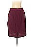 Ann Taylor 100% Polyester Burgundy Casual Skirt Size 4 (petite) - photo 2