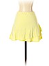 Theory 100% Cotton Yellow Casual Skirt Size S - photo 1