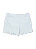 White House Black Market 100% Cotton Blue Khaki Shorts Size 4 (petite) - photo 1
