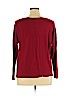 J.jill 100% Wool Red Wool Pullover Sweater Size XL - photo 2