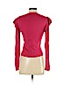 Zara 100% Polyester Red Long Sleeve Top Size S - photo 2