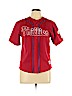 Majestic 100% Polyester Red Short Sleeve Jersey Size 10 - 12 - photo 1